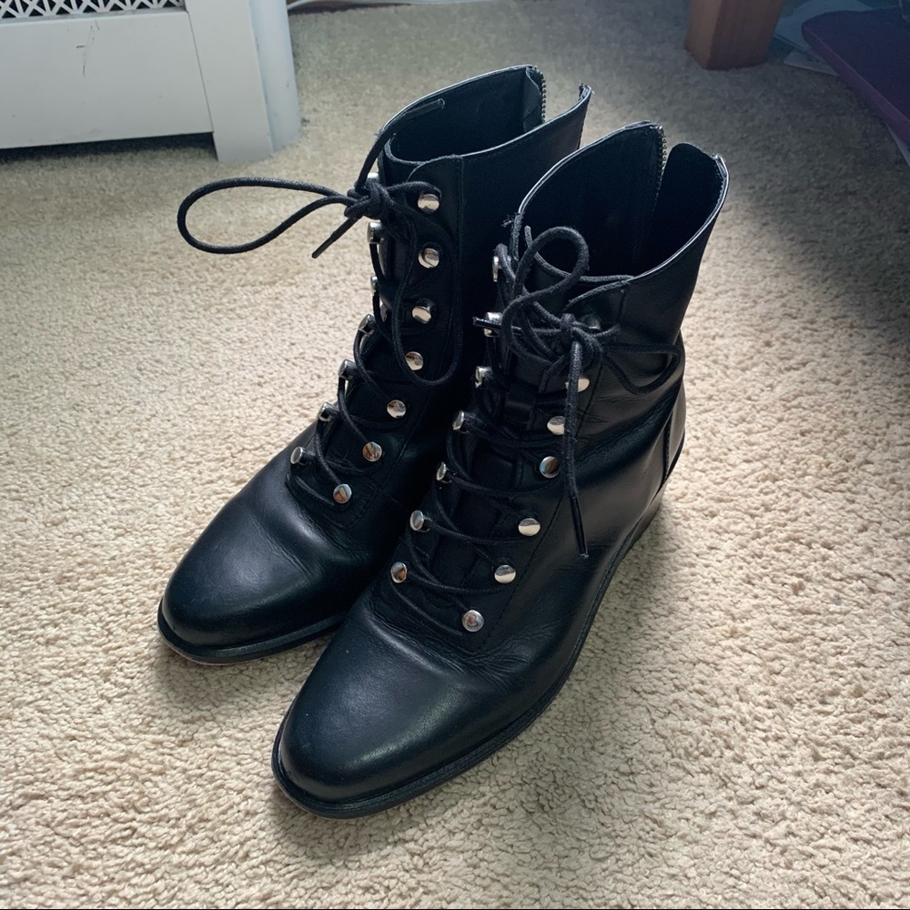 Free People Lace Up Eberly Boots (SOLD OUT ONLINE)